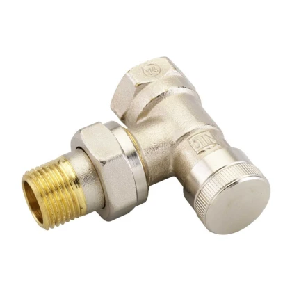 Клапан запорный латунный ВР угловой Danfoss RLV 20 ДУ 15 РУ 10